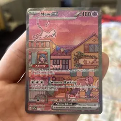 Mew Ex SVP 053 Scarlett and Violet 151 Black Star Promo Pokemon Card - Image 1
