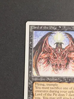 MTG Card - 1x DLord of the Pit - Revised (3rd) Edition - HP - Vintage Magic 1994 - Image 3