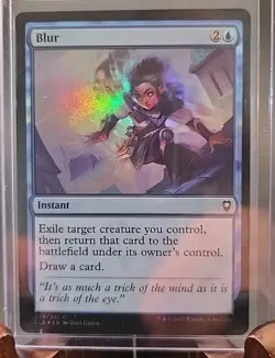 Blur Commander Legends: Battle for Baldur's Gate MTG Foil Lightly Played - Image 3