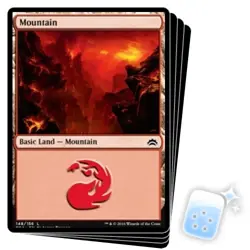 MOUNTAIN (148) X4 Planechase Anthology Magic MTG MINT CARD - Image 1