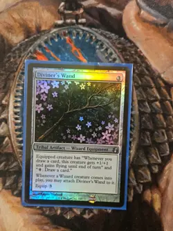 Diviner's Wand MTG Morningtide, SP/NM Condition Foil - Image 1