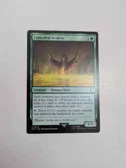 MTG - Cathedral Acolyte - Fallout (PIP) NM/M Condition - Image 1