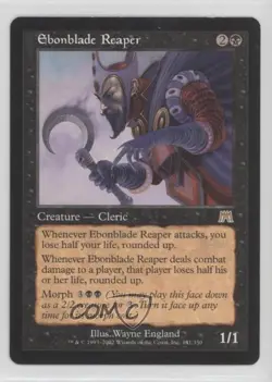 Ebonblade Reaper Magic: Onslaught #141 2002 - Image 1