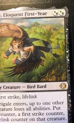 Abigale, Eloquent First-Year 0204 Rare Lorwyn Eclipsed Magic: The Gathering - Image 3