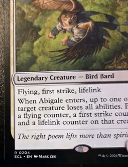 Abigale, Eloquent First-Year 0204 Rare Lorwyn Eclipsed Magic: The Gathering - Image 4