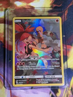 Pokemon Torkoal 237/236 - SM Cosmic Eclipse - Full Art Secret Rare Pokemon Card - Image 1