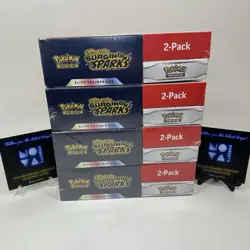 Pokemon Scarlet & Violet Costco 2 Pack Surging Sparks ETB Booster Bundle Lot 4 - Image 3