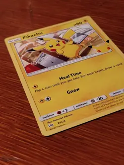 Pokemon TCG Pikachu 25/25 Regular 25th Anniversary McDonald’s Promo NM - Image 3