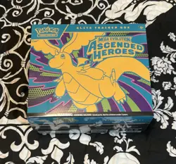 Pokemon Ascended Hero's Elite Trainer Box Sealed ETB NEW SEALED - Image 1