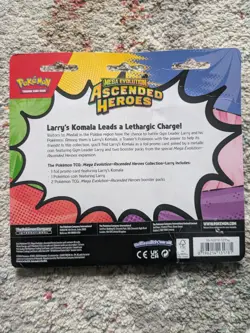 Pokemon TCG -Ascended Heroes 2 Pack Collection Blister- Larry's Komala *DAMAGED* - Image 2
