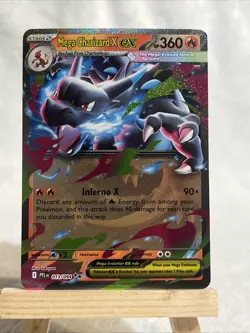 Pokemon TCG Mega Charizard Ex 013/094 Double Rare Phantasmal Flames NM - Image 1