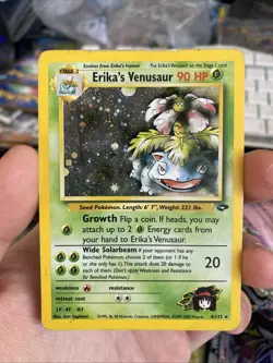 Erika's Venusaur - 4/132 - Pokemon Gym Challenge Unlimited Holo Rare WOTC HP - Image 1