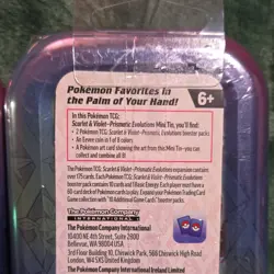 Pokemon Scarlet & Violet Prismatic Evolutions Mini Tin x2 Espeon - Image 3