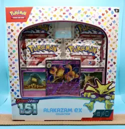 Pokemon TCG: Scarlet & Violet 151 Alakazam ex Collection Box Factory Sealed💥 - Image 1