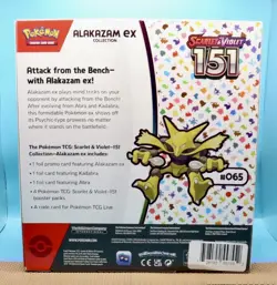 Pokemon TCG: Scarlet & Violet 151 Alakazam ex Collection Box Factory Sealed💥 - Image 2