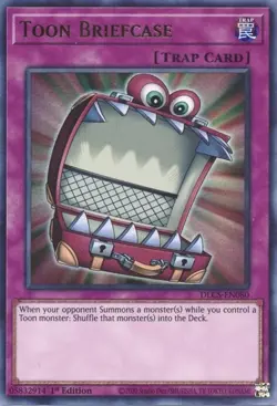 Yugioh Toon Briefcase DLCS-EN080 1st Edition (GREEN) M/NM - Image 1
