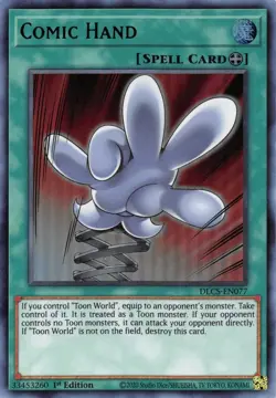 Yugioh Comic Hand DLCS-EN077 1st Edition (GREEN) M/NM - Image 1