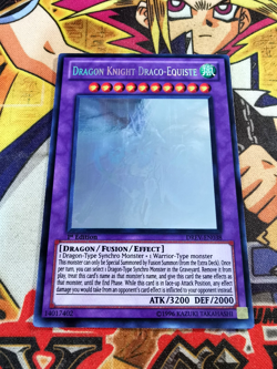 Dragon Knight Draco-Equiste drev-en038 1st Edition (NM) Ghost Rare Yu-Gi-Oh! - Image 1