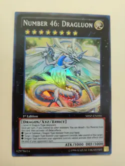 Number 46: Dragluon SHSP-EN050 1st Edition Super Rare LP - Image 1