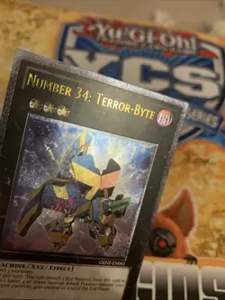 Yugioh Number 34: Terror-Byte - GENF-EN041 Ultimate Rare NM - Image 2