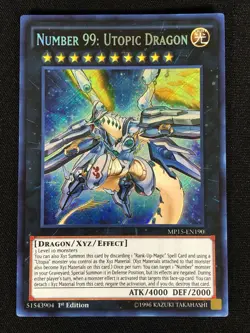 Yugioh Number 99 Utopic Dragon MP15-EN190 1st Secret (NM) - Image 1