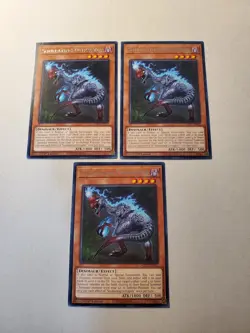 Yugioh - Souleating Oviraptor WISU-EN012 NM 1st ed Rare x3 - Image 1