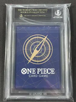 2025 One Piece Azure OP14 096 Ground Death Alt Art R BGS Black Label 10 - Image 2