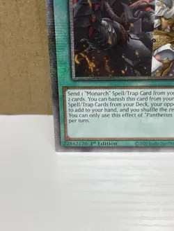 Pantheism of the Monarchs Quarter Century Secret Rare Card RA04-EN261 NM - Image 5