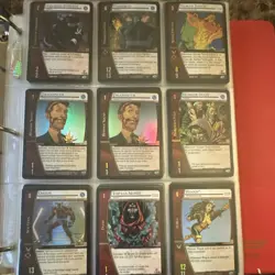 Upper Deck VS System Marvel & DC Origins 300+ Card Lot - Image 3