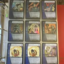 Upper Deck VS System Marvel & DC Origins 300+ Card Lot - Image 5