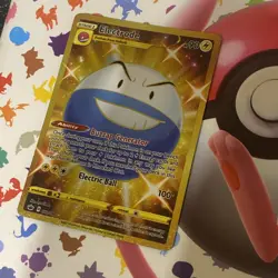 Pokemon TCG Chilling Reign Gold Secret Rare Electrode Card 222/198 - Image 1