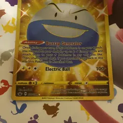 Pokemon TCG Chilling Reign Gold Secret Rare Electrode Card 222/198 - Image 2