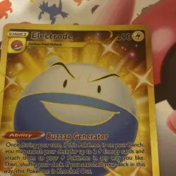 Pokemon TCG Chilling Reign Gold Secret Rare Electrode Card 222/198 - Image 3