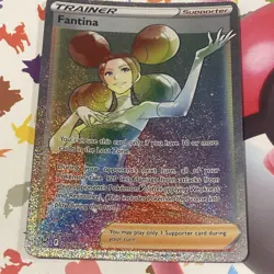 Fantina Rainbow Rare Lost Origin Secret Hyper Pokemon Card 206/196 - Image 1