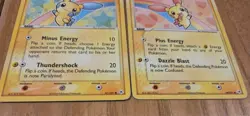 Pokemon Minun 67/101 and Plusle 69/101 Hidden Legends Regular Cards Pair Rainbow - Image 2