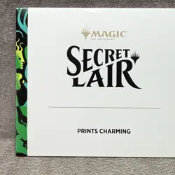 MTG Secret Lair Prints Charming Non-Foil SLD Brand New Sealed - Image 3