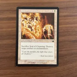 Seal of Cleansing LP Nemesis 2000 Magic The Gathering MTG TCG - Image 1