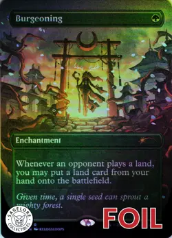 MTG Burgeoning (Borderless) (408) | NM Foil | Secret Lair Kelogsloops {SLD} - Image 1