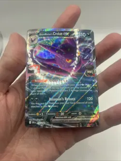 122/182 Team Rocket's Crobat ex Pokemon TCG Prize Pack Series 8 Stamped Destined - Image 4