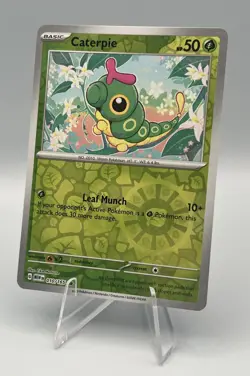 Pokemon TCG Caterpie 010/165 - Scarlet & Violet 151 - Reverse Holo NM - Image 1