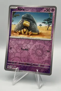 Pokemon TCG Abra 063/165 Scarlet & Violet 151 - Reverse Holo NM - Image 1