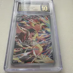 2025 POKEMON DESTINED RIVALS IR HOLO ETHAN'S TYPHLOSION CGC 10 PRISTINE - Image 2