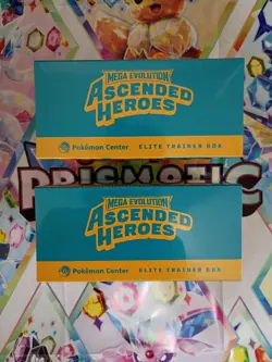 Ascended Heroes Pokemon Center Exclusive ETB x2 IN HAND - Image 2