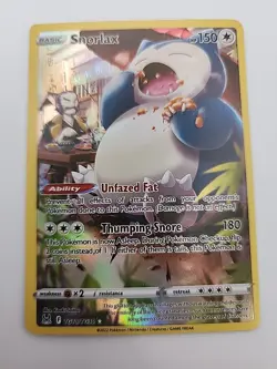 Pokemon TCG Snorlax Lost Origin Trainer Gallery TG10/TG30 Holo Ultra Rare LP - Image 1
