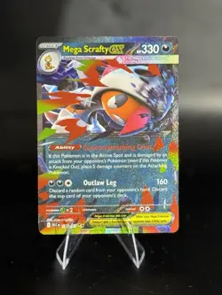 Pokemon TCG Mega Scfafty Ex 135/217 Double Rare Ascended Heroes - Image 1