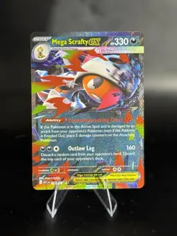 Pokemon TCG Mega Scfafty Ex 135/217 Double Rare Ascended Heroes - Image 3