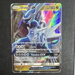 Dialga GX 100/156 Ultra Rare Pokemon TCG SM Ultra Prism NM - Image 1