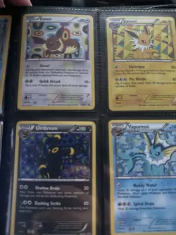 Eevee Evolutions Holo Black And White Promo Set BW Pokemon TCG Black Star Promo - Image 2