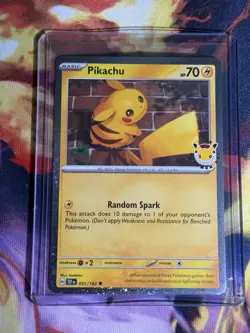 Pikachu 051/162 – Pokemon Day 2026 Stamped Holo Variant (Temporal Forces) - Image 1