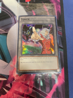 YUGIOH - PEGASUS & TOON SUMMONED SKULL TOKEN - TKN5 - NM - SUPER RARE - Image 1